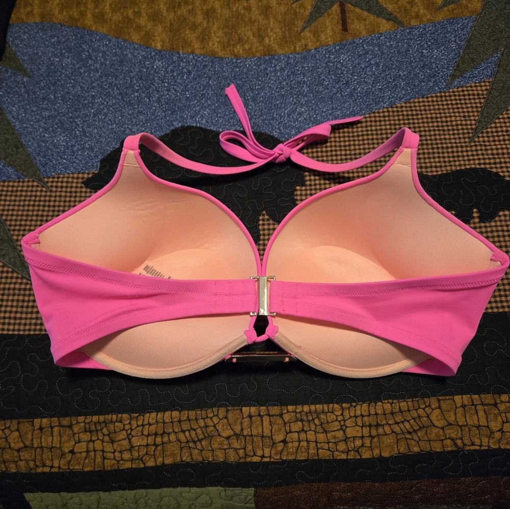 Victoria's Secret Pink Bikini Top Swimwear - Picture 2 of 3